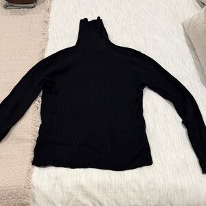14th & Union Black Cowl Neck Sweater